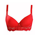 Red U Shape-Push-up Bra & Panties Set