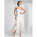 Trumpet/Mermaid Strapless Asymmetrical Chiffon Evening Dress