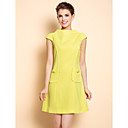 TS Bateau Neck A Line schede jurk
