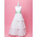 MARLEEN - Robe de Soirée Mousseline Satin
