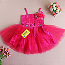 Nice Ball Gown Spaghetti Straps Satin/Tulle Wedding/Evening Flower Girl Dress