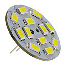 G4 6W 550-570LM 6000-6500K Natural Light Pin Vertical Blanco Bombilla LED Spot (12 V)