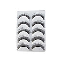 5 Pairs Black False Eyelashes 5-923