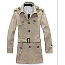 Windbreaker dos homens Belted