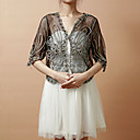 Half Sleeve Tulle Evening/Casual Wrap/Jacket(More Colors)