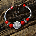 Kleurrijke Cirques Dames Zilveren Bloem Medailles armband