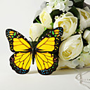 Beau papillon en plastique jaune