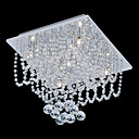 Soffitto di cristallo di luce in rilievo con 5 luci in base G4