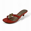 Chic kunstleer Kitten Hiel Flip Flops partij / avond schoenen