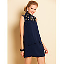 TS handgemaakte spiegel Decor Stand Collar Dress