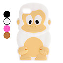 3D Design Pattern Caso bonito macaco macio para iPod Touch 4 (cores sortidas)