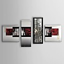 Hand Painted Oil Painting Abstract Set of 4 1303-AB0404