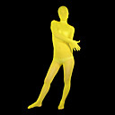 Yellow Velvet Unisex Full Body Zentai