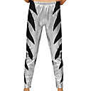 Silver and Black Sharp Teeth Shiny Metallic Pants