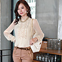 Frente Ruched do Women Shirt
