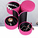 Fashion Wood And Flannelette Women's Jewelry Box