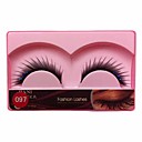 1 Pair Black Machine Made False Eyelashes YBK097