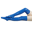 Blue PVC Long Stockings
