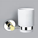 De style contemporain, fini chrome mur en alliage de zinc Gendarmerie brosses à dents
