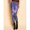 TS Star Print Asymmetrical Leggings