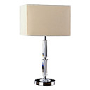 40W luz de mesa moderno com cristal Pole luz e sombra Tecido Cubic
