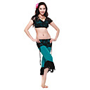 Dancewear Viscose Belly Dance Outfits Top and Bottom For Ladies More Colors
