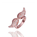Gorgeous Rose Gold Plated Crystal Ring