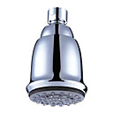 Contemporary Chrome Finish Thermochromic LED Showerhead