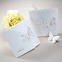primavera farfalla tri-fold inviti matrimonio (set di 50)