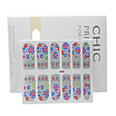 3PCS 2D Finger completo cover Nail Estilo Etiqueta Mixta NO.2