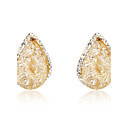 Gorgeous Alloy Crystal Yellow Earrings