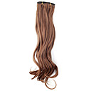 Hoge kwaliteit kunststof 45cm Clip-In Silky Wavy Hair Extension (6 kleuren te kiezen)