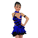 Prestazioni Discoteca Bella Dress Spandex Latin Dance per bambini più colori