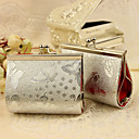 Silver Butterfly Print Purse Favor Bag (Set of 12)