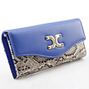 Women's Fashion Novelty Snake Skin Pattern Wallet