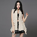Fashion Collarless Sweater/Rabbit Fur Casual/Party Vest(More Colors)