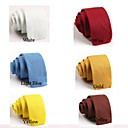 Men's Fashion Narrow Pure Color Tie