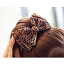 Women's Super Big Leopard Print Bow Hair Clip