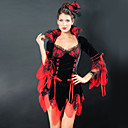 Gorgeous Black and White Wicked Queen Kleid Vampira Kostüm