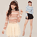 Polka Dots Mujer Encaje Blusa Imprimir