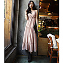 Voor Lace-up Vrouwen Maxi Dress