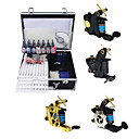 4 Guns kit de tatouage avec Mini Power and Ink 7Pcs + Case