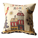 Sweet Home Print Decorative Pillow Cover
