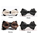 Moda Masculina Poliéster Layered Bow-tie