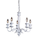 300W Chandelier Bougie Feature avec 5 feux et chaîne ajustable (E14/E12 base)