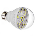 E27 4.0W 25x5050SMD 310-350LM 6000-6500K Cool White Light Bulb LED (220V)