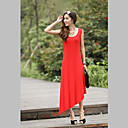 Women's Asymmetrical Hem Maxi Dress