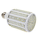 E27 19W 330-LED 1000-1100LM 8000-8500K Cold White Light LED Corn Bulb (85-265V)