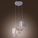 120W Pendant Light with 3 Lights in Cubic Metal Lampshade