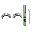 15 Pairs Black Handmade False Eyelash with Glue NO.F33